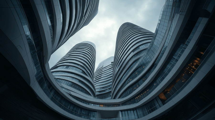 Curved Skyline puzzle preview